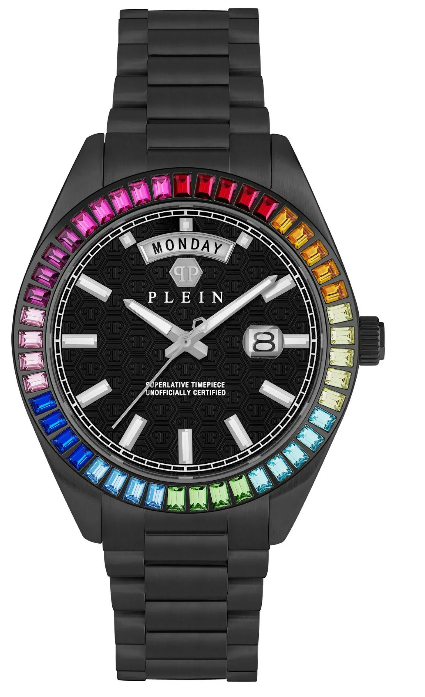 Philipp Plein Herrenuhr Date Superlative Rainbow