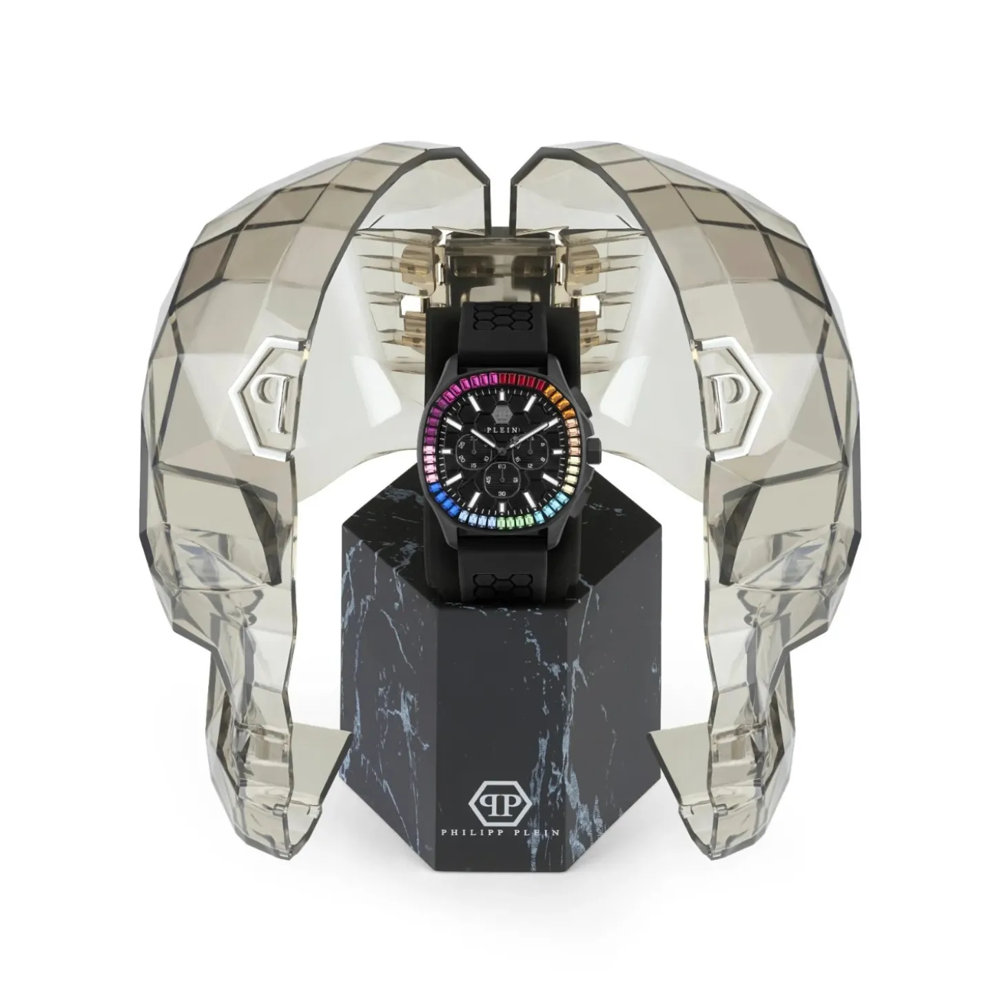 Philipp Plein Herrenuhr $pectre Chrono Rainbow