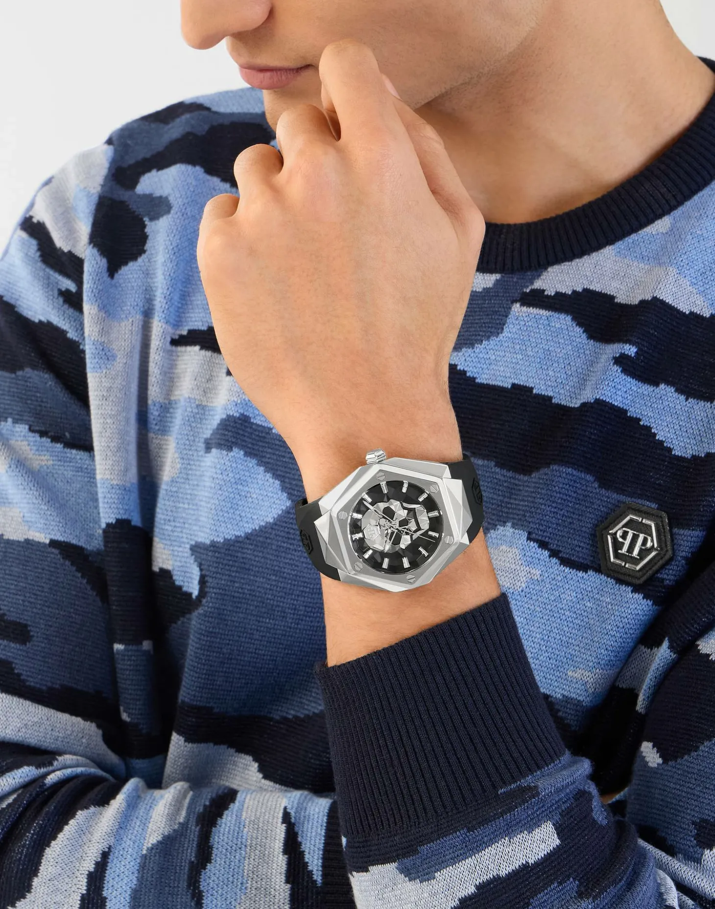 Philipp Plein Herrenuhr The $Kull Spikes