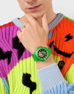 Philipp Plein Herrenuhr The $kull Scuba Duba Edition