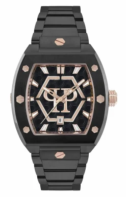 Philipp Plein Herrenuhr The Hexagon Phantom Schwarz PWPUA1025