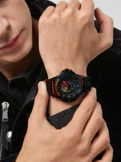 Philipp Plein Herrenuhr The $kull Titan Crystal Rainbow PWAAA1121