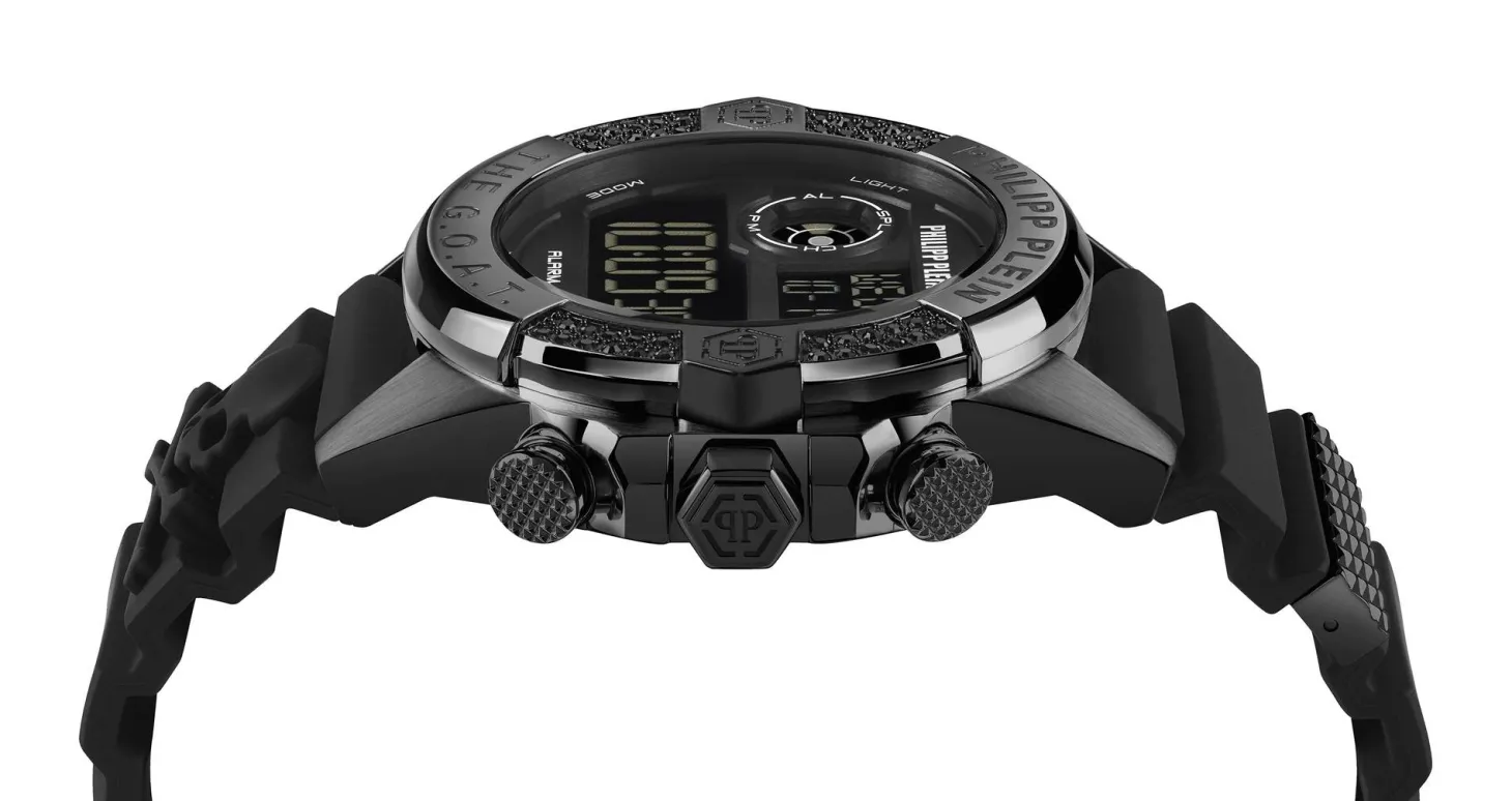 Philipp Plein Herrenuhr The G.O.A.T. Starfire Crystal Schwarz PWFAA0521