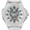 Philipp Plein Herrenuhr The $kull Titan Crystal Weiß PWAAA1521