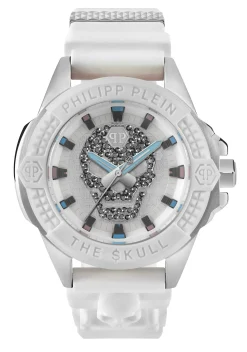 Philipp Plein Herrenuhr The $kull Titan Crystal Weiß PWAAA1521