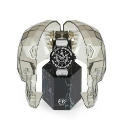 Philipp Plein Herrenuhr The $kull Carbon Fiber