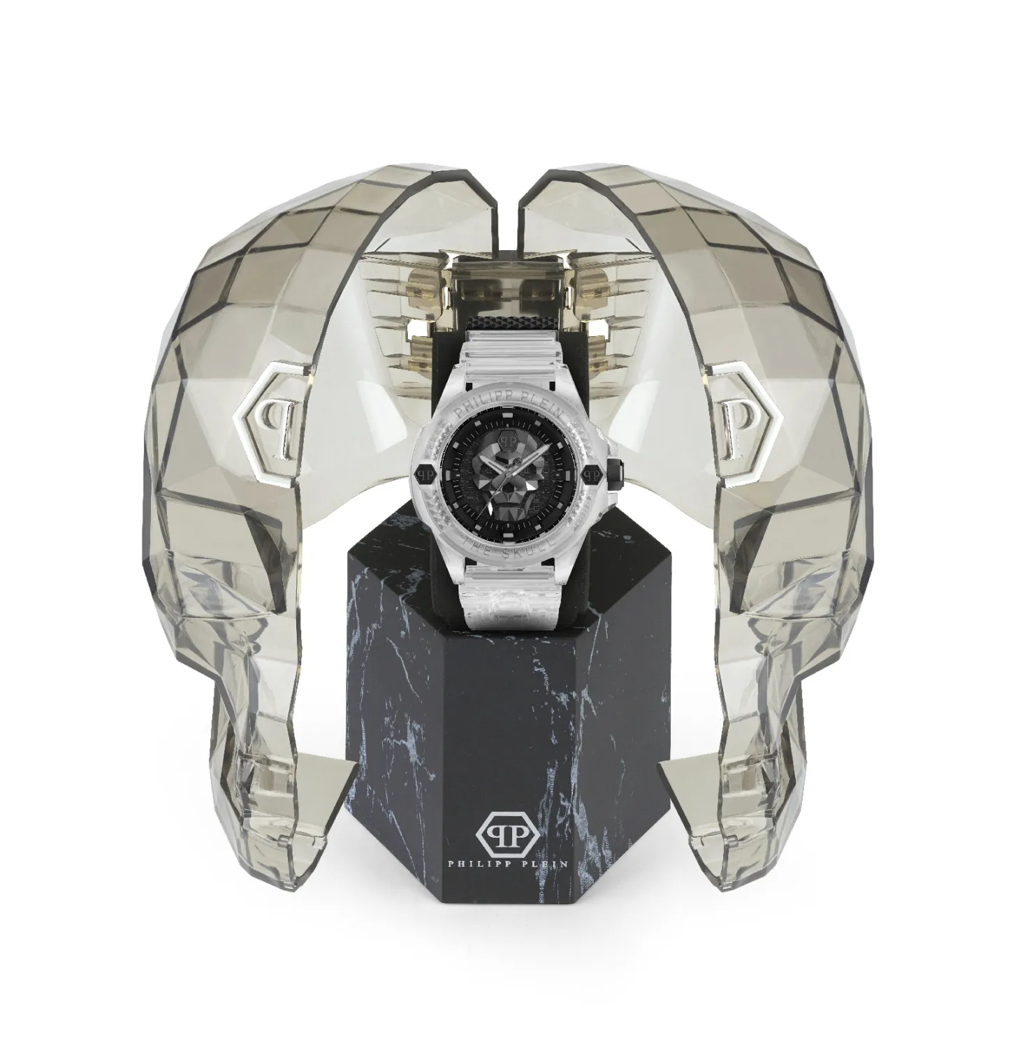 Philipp Plein Herrenuhr The $kull Synthetic