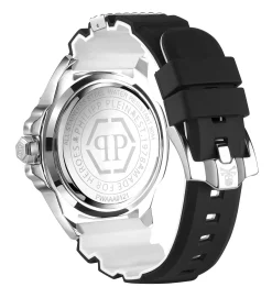 Philipp Plein Herrenuhr The $kull Titan silber PWAAA0121