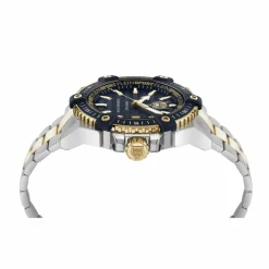Philipp Plein Sport Herrenuhr Urban Pulse PSFDA0824 Blau Silber/Gold Edelstahl 47mm