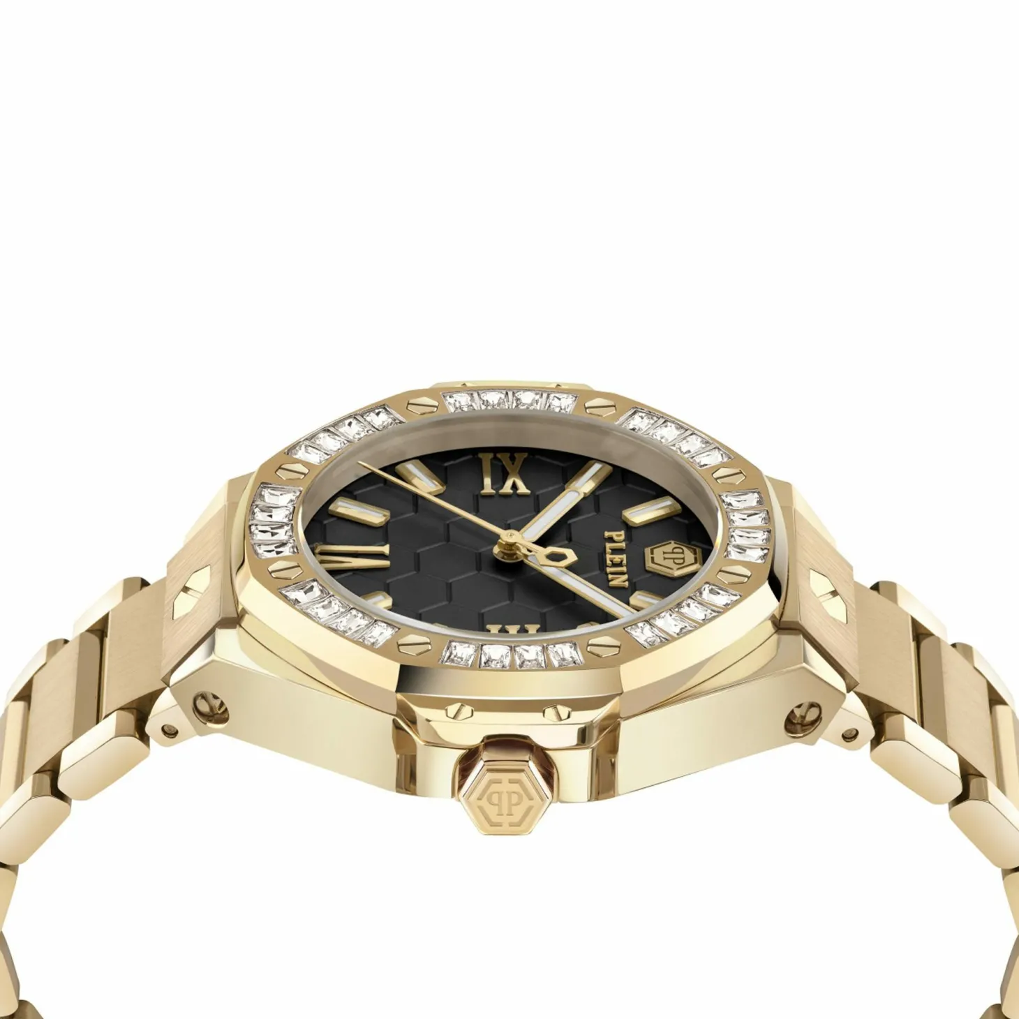 Philipp Plein Uhr Damen Plein Lady Royal PWBDA0824 Gold / Schwarz