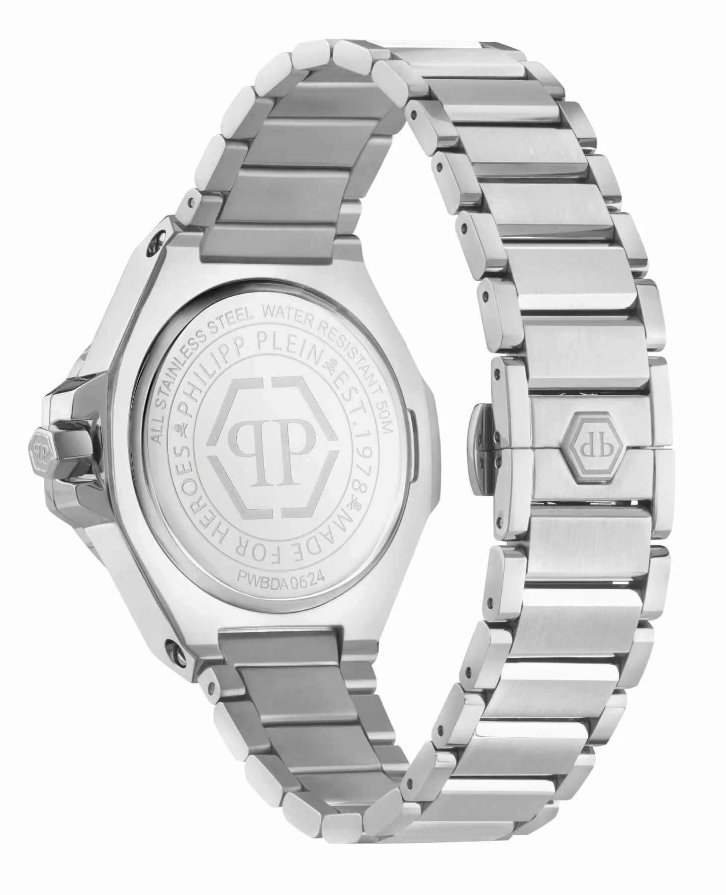 Philipp Plein Uhr Damen Plein Lady Royal PWBDA0624 Silber / Blau