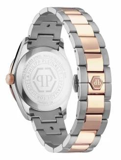 Philipp Plein Uhr Damen Queen Crystal PWCDA0724 Silber / Roségold