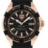 Philipp Plein Uhr Herren Urban Pulse PSFDA0424 Schwarz / Roségold