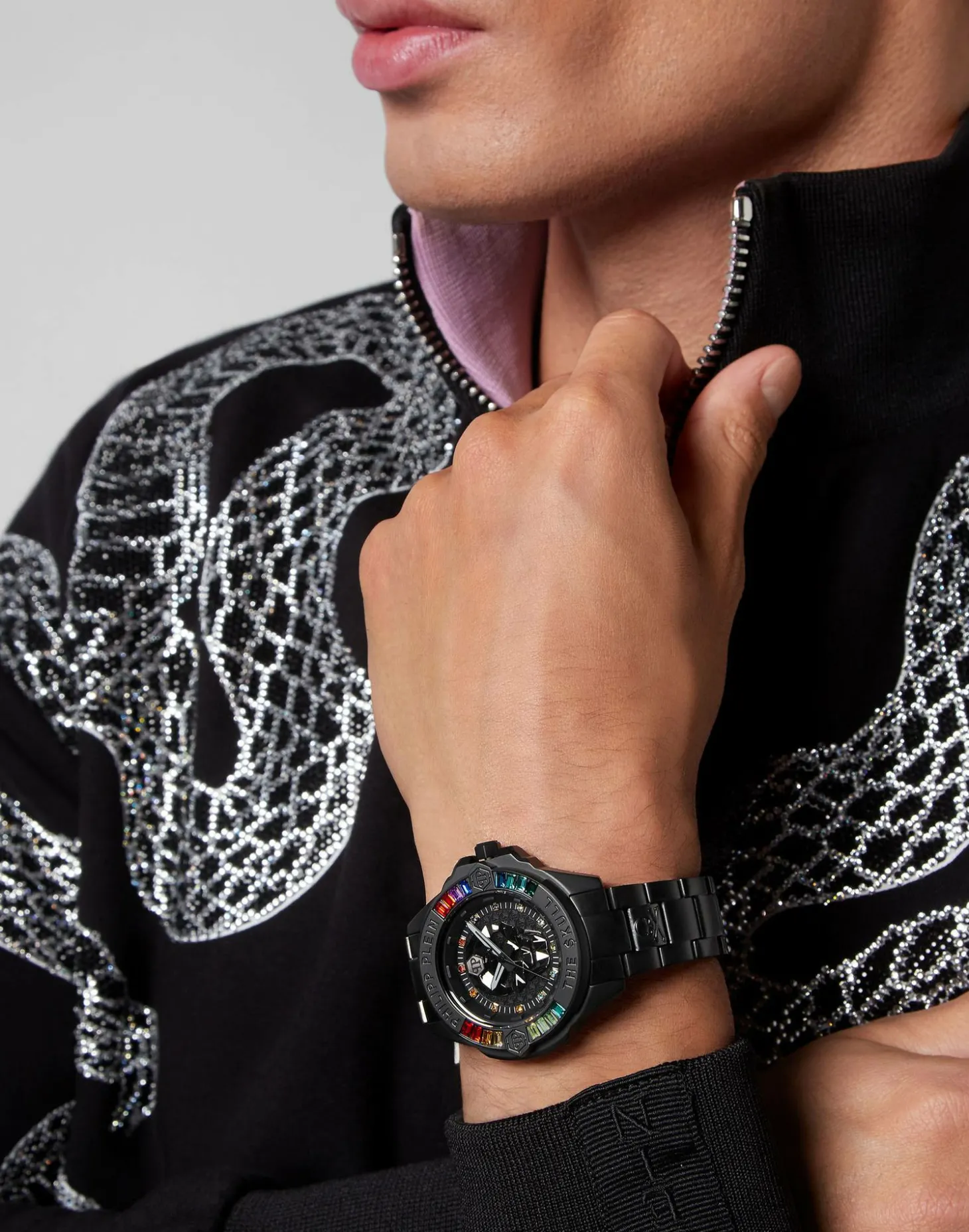 Philipp Plein Unisex Uhr The $kull Genderless Rainbow