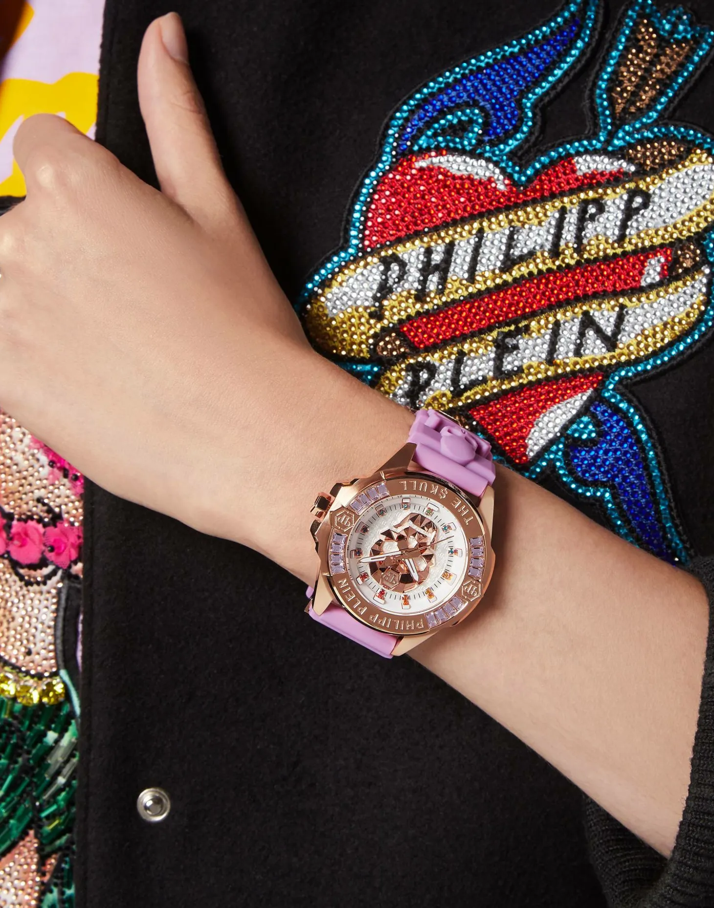 Philipp Plein Unisex Uhr The $kull Genderless Crystal