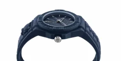 Philipp Plein Unisex Uhr New Fearless PSHDA0424 Blau Silikon/Kunststoff 46 mm
