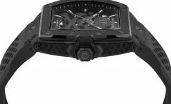 Philipp Plein Automatikuhr Herren The $keleton Frosted PWJFA1125 Schwarz
