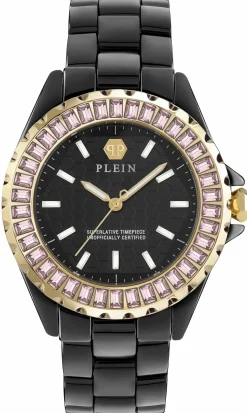 Philipp Plein Damenuhr Heaven Ceramic Schwarz PWPPA0324