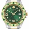 Philipp Plein Damenuhr Lady Empire PW2FA0225 Gold / Grün (Edelstahl)