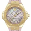 Philipp Plein Damenuhr Royal Prestige PW4FA0225 Gold / Pink (Silikon)