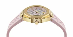 Philipp Plein Damenuhr Royal Prestige PW4FA0225 Gold / Pink (Silikon)