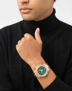 Philipp Plein Herren Chronograph The $kull PWWFA0625 Edelstahl 44 mm