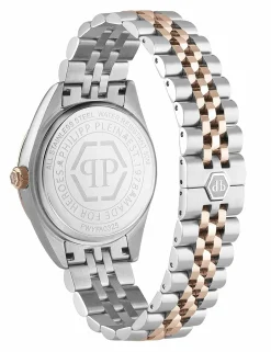 Philipp Plein Uhr Damen Date Superlative Crystal Braun/Silber PWYFA0325