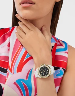 Philipp Plein Uhr Damen Heaven Weiss Keramik PWPPA0224