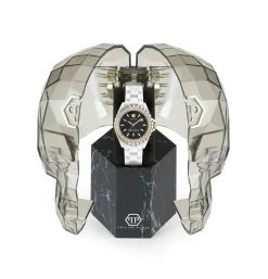 Philipp Plein Uhr Damen Heaven Weiss Keramik PWPPA0224