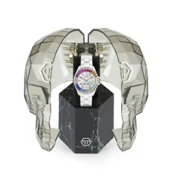 Philipp Plein Uhr Damen Heaven Weiss Keramik PWPPA0124