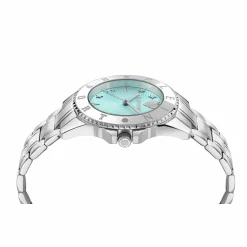 Plein Sport Damenuhr Glam PSKBA1525 Silber Blau