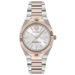Plein Sport Damenuhr Metronaut PSDGA0425 Zwei-Ton Silber/Roségold