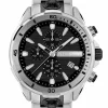 Plein Sport Herren Chronograph IMPACT PSBEA0624 Silber Edelstahl 46 mm