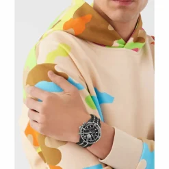 Plein Sport Herren Chronograph Glam Chrono PSMEA0524 Edelstahl / Two‑Tone 44 mm