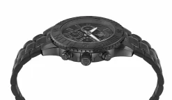 Plein Sport Herren Chronograph Glam Chrono PSMEA0724 IP Black 44 mm