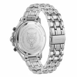 Plein Sport Herren Chronograph Warrior Tech PS6BA0624 Edelstahl 47,5 mm Schwarz