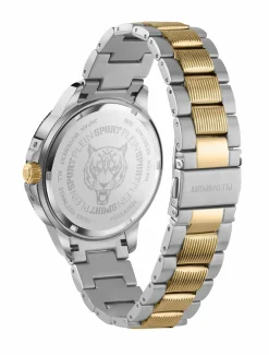 Plein Sport Herren Uhr CITY RUSH PSAEA0824 Blau/Silber/Gold