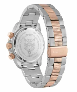 Plein Sport Herren Uhr Hurricane PSDBA1424 Braun Silber Chronograph