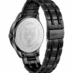Plein Sport Herren Uhr Lineman PS5BA1124 Edelstahl IP Schwarz 45 mm