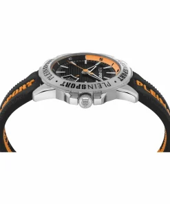 Plein Sport Herren Uhr Rampage PSGDA0324 Schwarz/Orange Silikon 44 mm