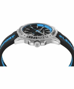 Plein Sport Herren Uhr Rampage PSGDA0224 Blau‑Weiß Silikon 44 mm