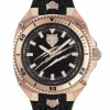 Plein Sport Herren Uhr Thunder Force PS8BA0424 Roségold Schwarz Silikon 47 mm