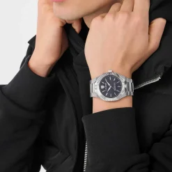 Plein Sport Herrenuhr Metronaut PSCGA0425 Silber Schwarz 42 mm