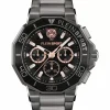 Plein Sport Herrenuhr Titan Chronograph PSAGA0825 Schwarz IP 46 mm