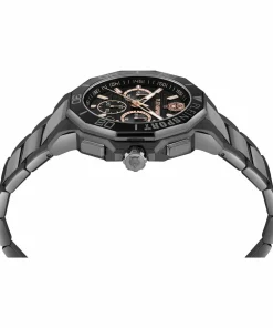 Plein Sport Herrenuhr Titan Chronograph PSAGA0825 Schwarz IP 46 mm
