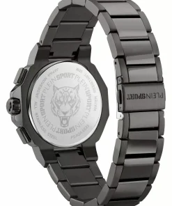 Plein Sport Herrenuhr Titan Chronograph PSAGA0825 Schwarz IP 46 mm