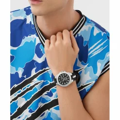 Plein Sport Uhr Herren TIGERMASTER PS7BA0124 Schwarz / Silber