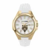 Plein Sport Uhr Herren TIGERMASTER PS7BA0224 Weiß / Gold