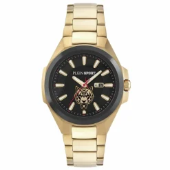 Plein Sport Uhr Herren TIGERMASTER PS7BA0824 Gold / Schwarz