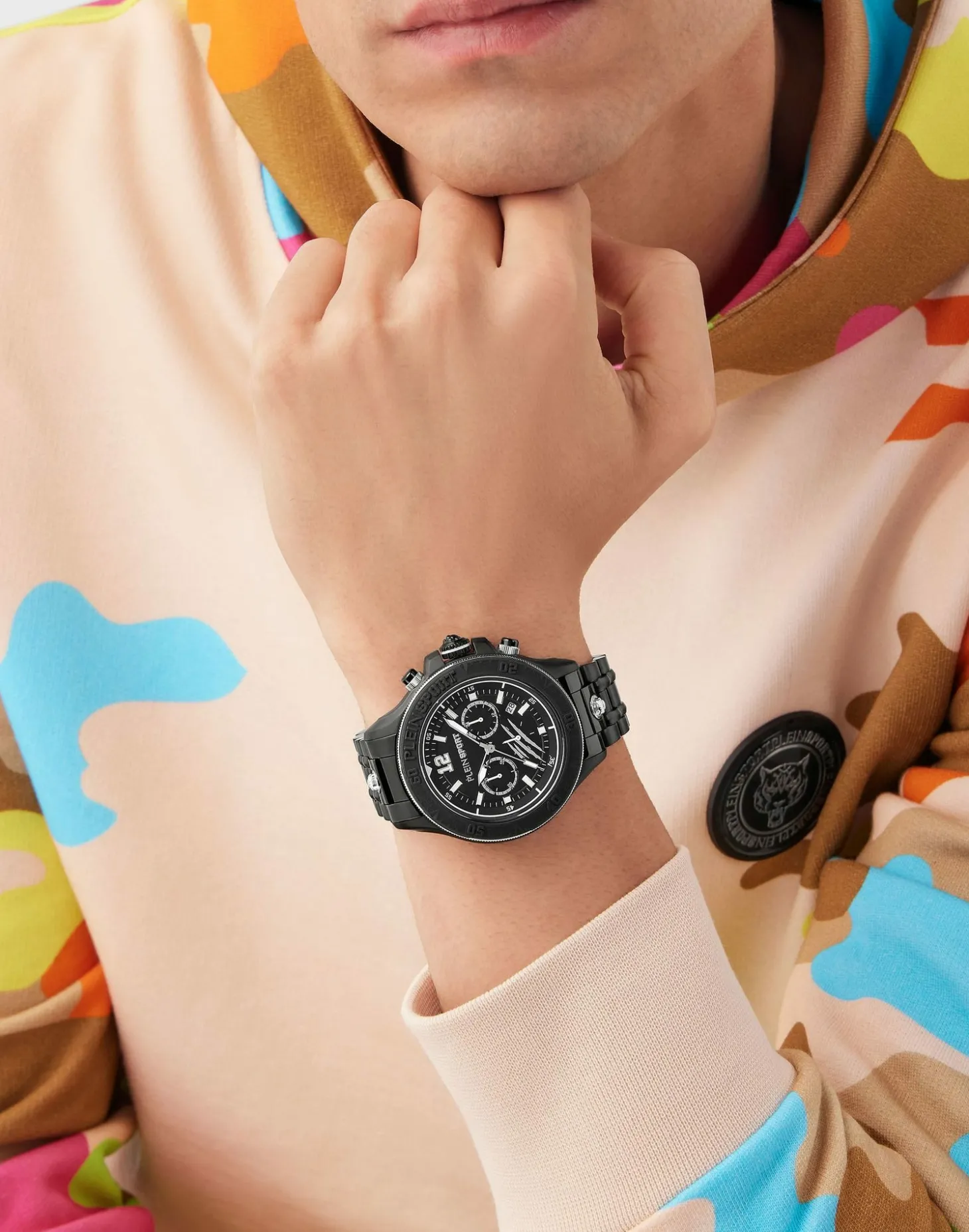 Plein Sport Uhr Herren WARRIOR TECH PS6BA0724 Schwarz